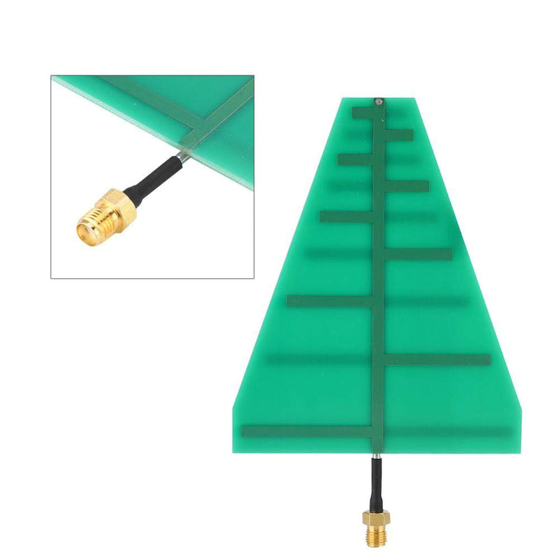 15W 5-6dB 1.35-9.5GHz UWB Ultra Wide Band Antenna, Linear Directional Polarization, RF Directional Antenna, Logarithmic Period Antenna