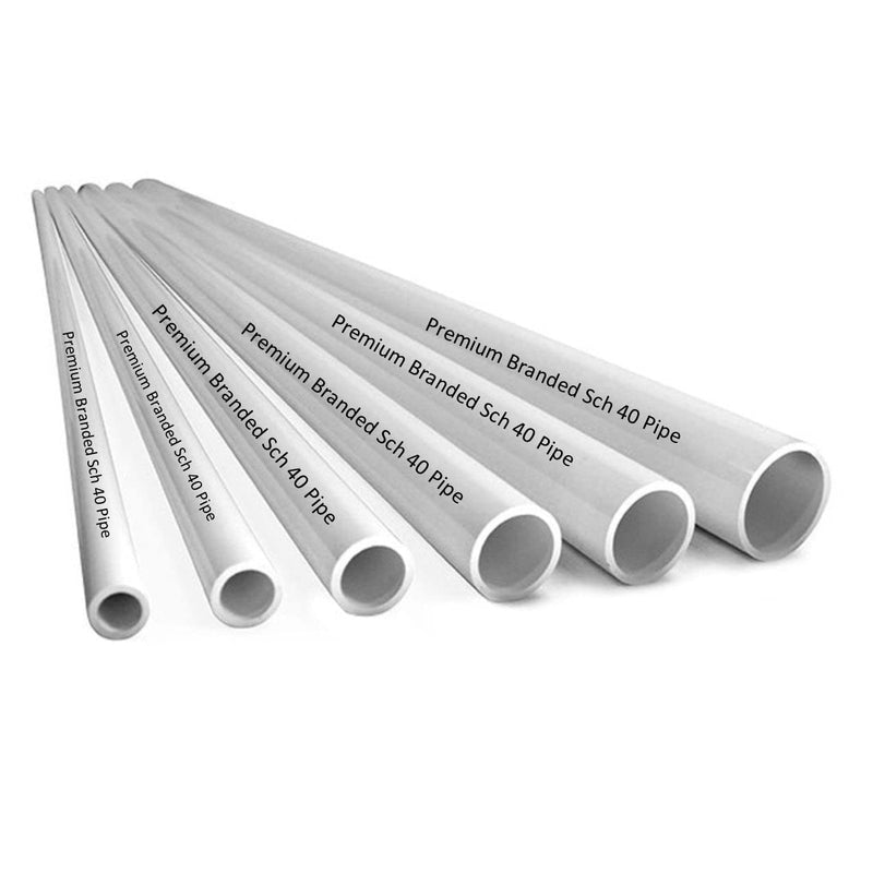 VENTRAL PVC Pipe Sch40 3/4 Inch (0.75) White Custom Length 1FT Feet - NewNest Australia