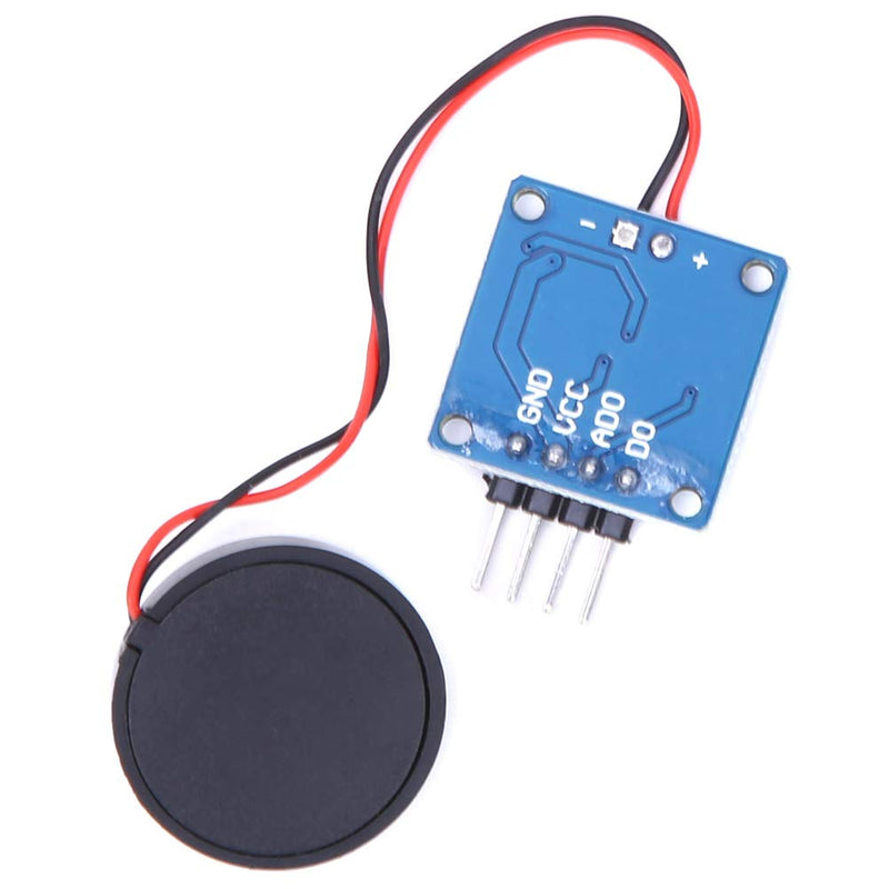 Vibration Sensor Module 5.0V DC AD/DO Piezoelectric Vibration Tapping Sensor Module Vibration Switch Alarm Sensor Module,Module