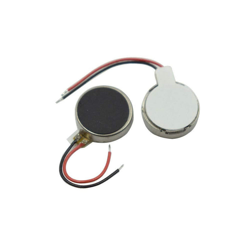 DC3V Mini Tiny Vibration Motors 12000rpm 1030 Flat Coin Button-Type Micro DC Tablet Pager Mobile Cell Phone Vibrating Motor - (10 Pcs)