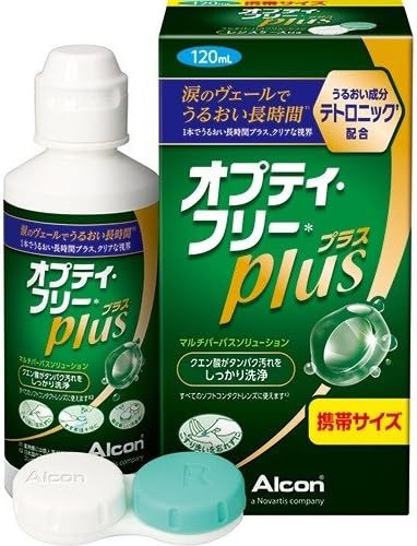 Nippon Alcon Opti-Free Plus Cleaning/Disinfection/Preservation Solution (For Soft) 120mL [Quasi-drug] - NewNest Australia