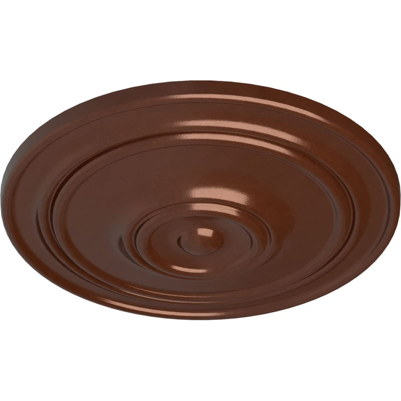 Ekena Millwork CM22CLCPS Classic Ceiling Medallion, Copper Penny Hand-Painted Copper Penny
