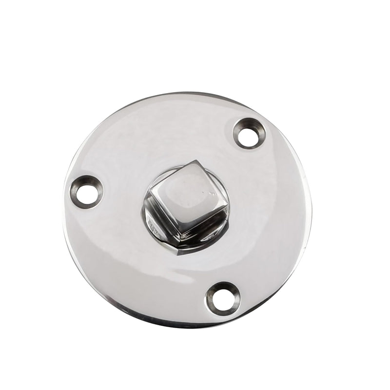 Marine Grade Stainless Steel 316 Boat Garboard Drain Plug Marine Stainless Steel W/Screws 2pc