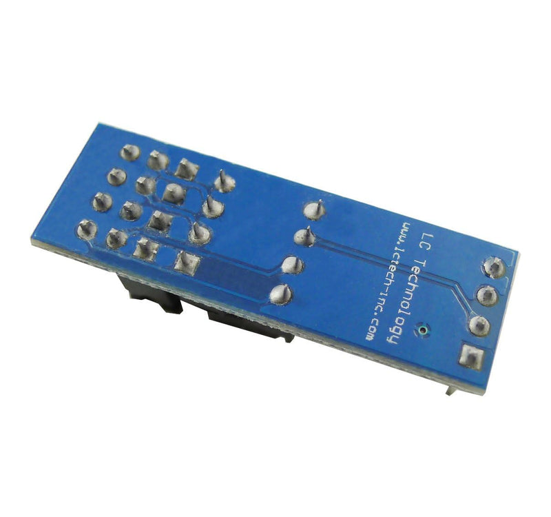 3PCS EEPROM Memory Module AT24C256 Chip I2C Serial Interface Data Storage Memory Module Onboard 8P Chip Holder with Onboard LED Indicator