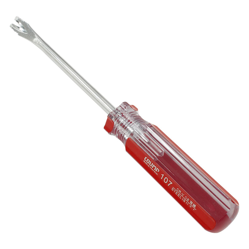 3 Pcs Tack Lifter Nail Puller, Elbow Head V Tip Nail Staple Rivet Tack Puller Screwdriver Tool, Length: 7.4"