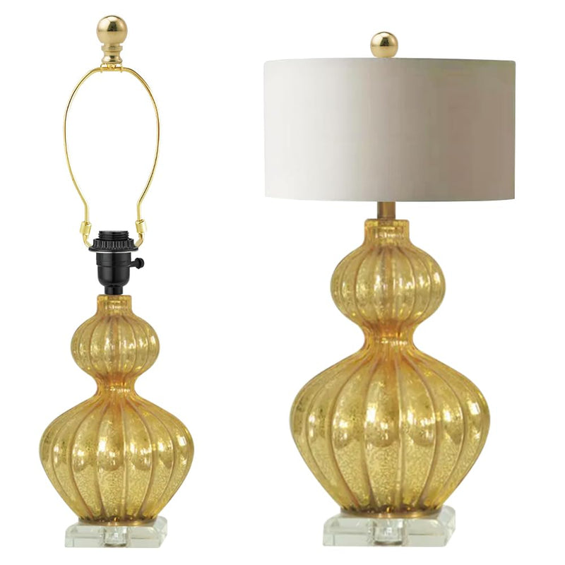 2 Pieces Lamp Finials, Gold Finial for Lamps, Lamp Shade Nut Screw Cap, Metal Knob Topper Finial, for Decorative Replacement DIY Table or Floor Light Lampshade Holder Harp Adapter 1.5inch Tall Metal