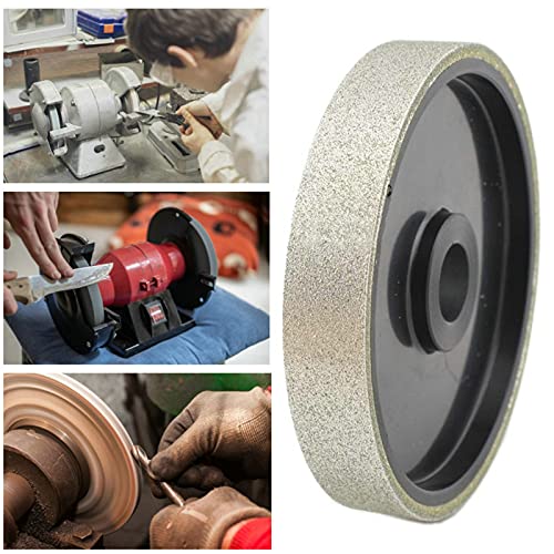 6 Inch Diamond Grinding Disc Grinding Wheels for Sharpening Metal Stone Grinding and Processing (60 Grit) 60 Grit
