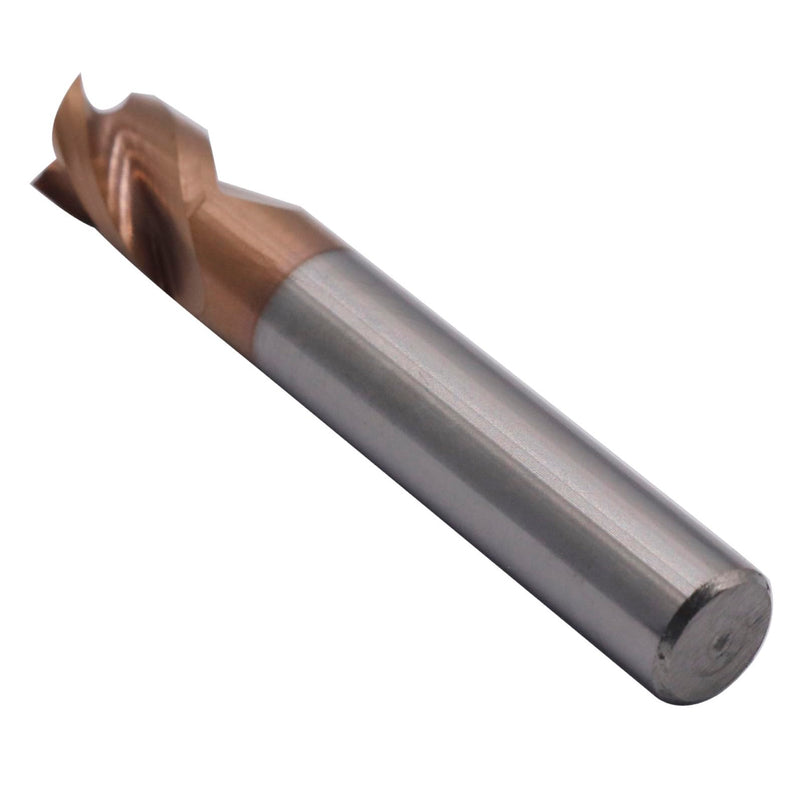 BestParts High Performance Solid Carbide End Mill for Aluminum - ZRN Coated, 37 Degree Helix, 3 Flute, 5/16" Cutting Diameter, 5/16" Shank Diameter, 7/16" Length of Cut, 2" Overall Length, Square End