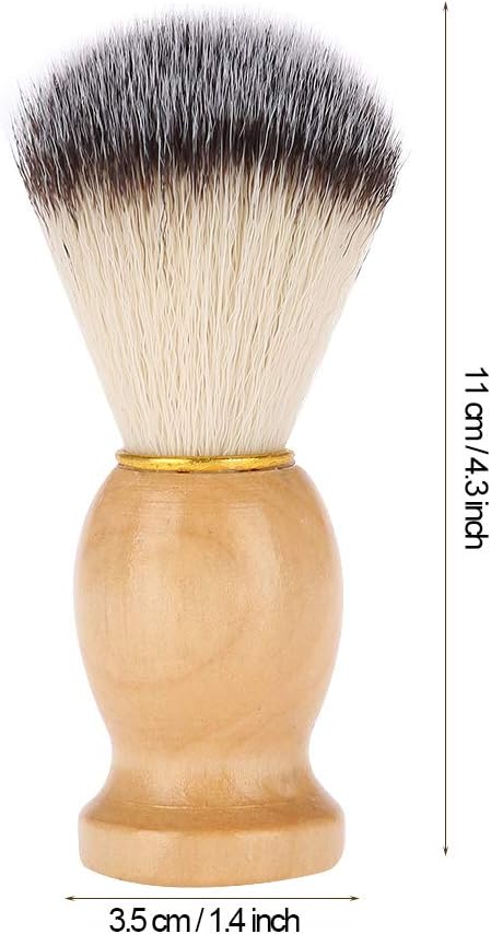 Jeffergarden Shaving Brush, Beard Brush, Shaving, Foaming Brush, Shaving Brush, Wooden Handle, Barber, Facial Cleansing Foaming Brush - NewNest Australia