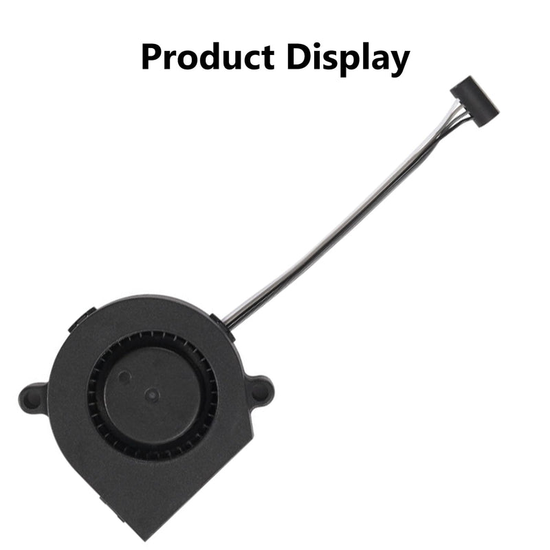2PCS P1P/P1S DC24V Extruder Hotend Cooling Fan 5015 for Bambu Lab 3D Printer, 50x50x15mm with Dual Ball Bearing 4.08W 0.22A, Cooling Fan with Cable Line 7800 ± 10% RPM 2PCS 5015 Fan for P1P/P1S