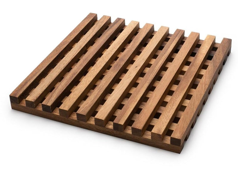 GURU JEE Handmade Wooden Trivet for Hot Dishes Pot Pan Tea Pot Holders