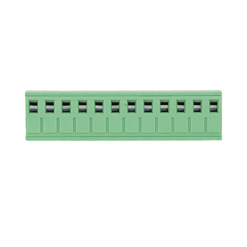 10 pcs 12 Pin 5.08mm Pitch Pluggable PCB Angle Screw Terminal Block Plug Connector Socket Panel Mount DIY (5pcs 12P) 10pcs 12P 5.08mm