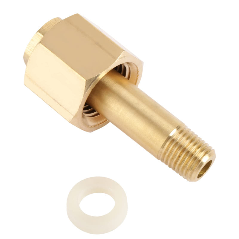 Oumefar 3Set Brass CO2 Regulator Nut Kit CGA-320 Thread Carbon Dioxide Regulator Inlet Nut and Nipple with Washer 15 Mpa Rated Outlet Pressure - NewNest Australia