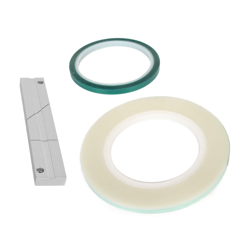 Pomya 1/4 10 Inch Tape Splicing Set Length Adjustable with Professional Studio Grade CNC Aluminum Block, for Revoxsonido Opening Reel to Reel Tape