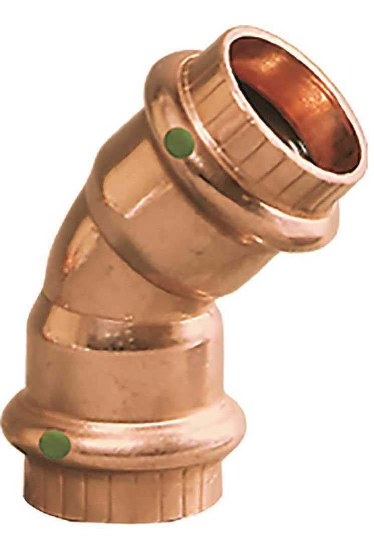 Viega 77607 ProPress 1/2 in. x 1/2 in. Copper 45-Degree Elbow
