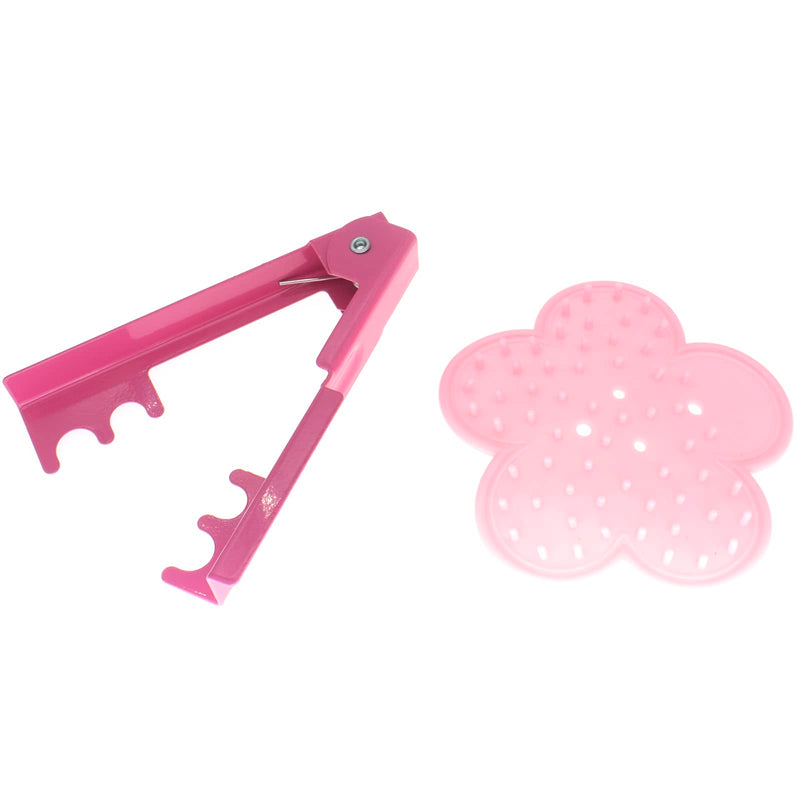 1 Set Rose Stem Leaf Thorn Stripper Stripping Tool Thorn Remove (Pink) PINK
