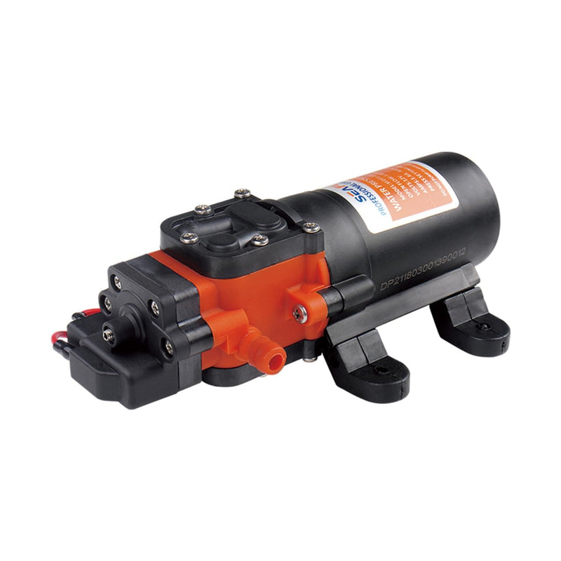 SEAFLO 21-Series DC Diaphragm Water Pressure Pump (1.1 GPM | 80 PSI) for Marine, RV, Agriculture and Recreational Applications