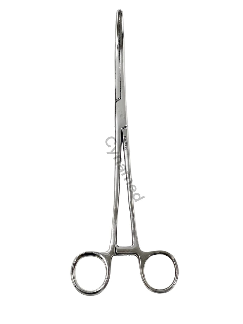 Cynamed-Set of 3 Pean HEMOSTAT Forceps Curved 6" 8" 10" Hemostat Forceps Tongs Full Serrated Stainless Steel