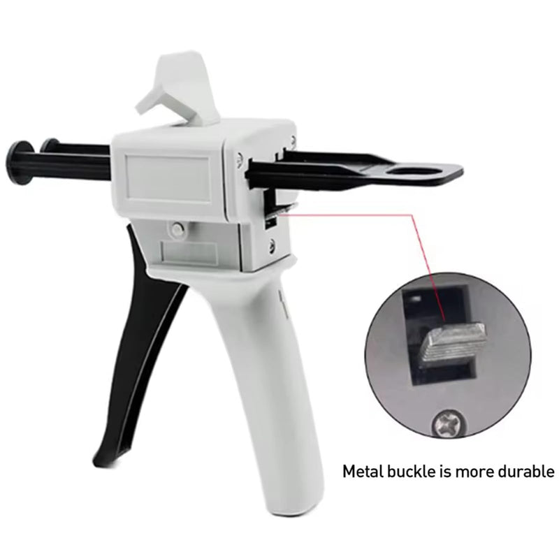 1:1 AB glue gun epoxy resin glue gun 50ml 1:1 manual dispensing gun AB two-component sealant applicator dispensing gun kit