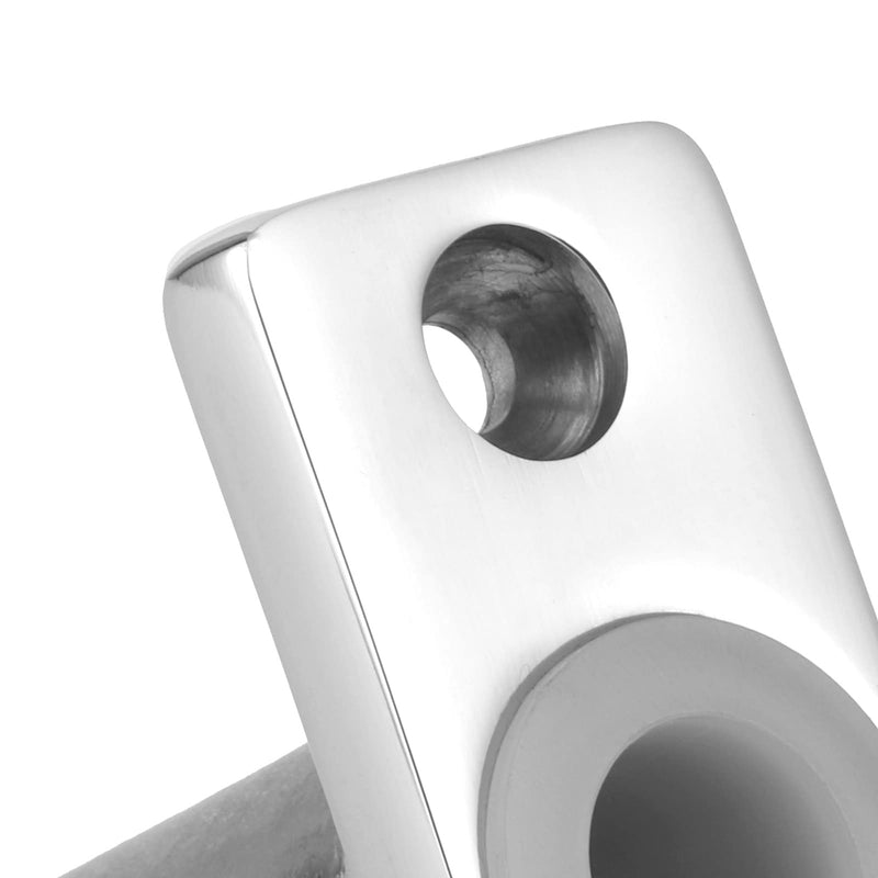 Qiilu Top Mount Rowlock Socket, 316 Stainless Steel 1/2 Inches Shank Top Mount Rowlock/Oarlock Socket for Marine Yacht