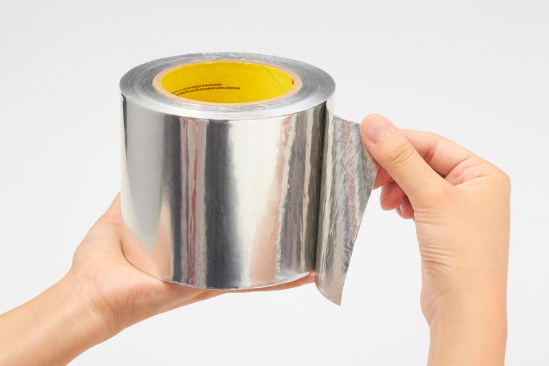 3M Aluminum Foil Tape 425, Silver, 25 mm x 55 m, 4.6 mil 85322