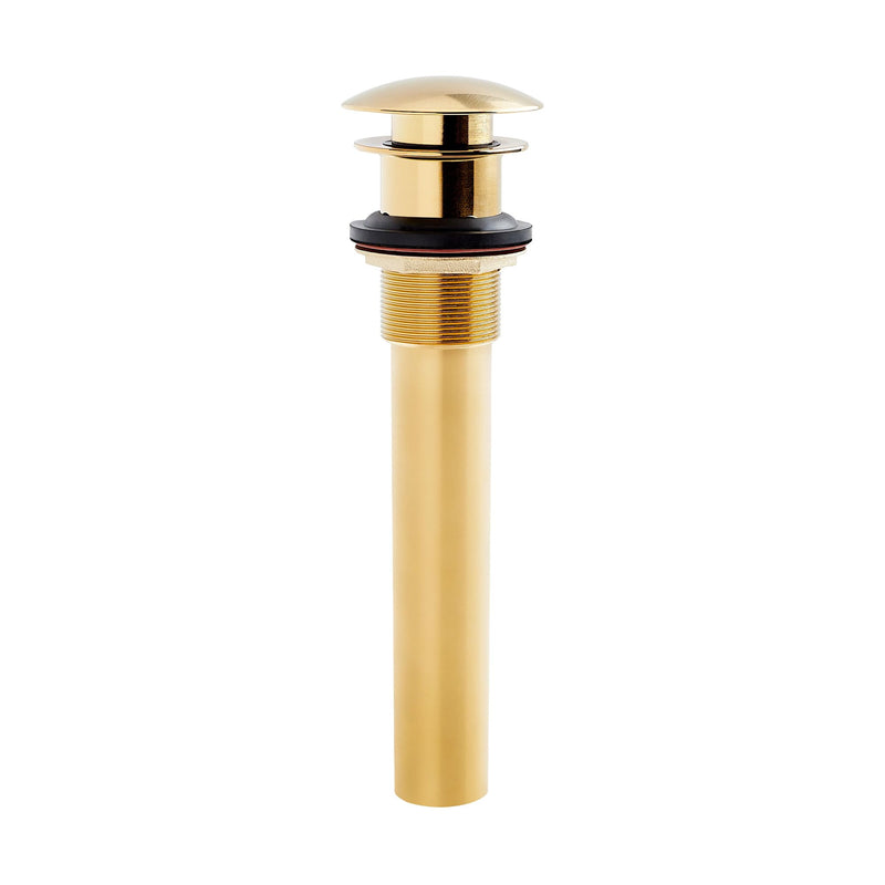 Signature Hardware 908927 1-1/2" Mushroom Style Pop-Up Bathroom Drain - Matte Black