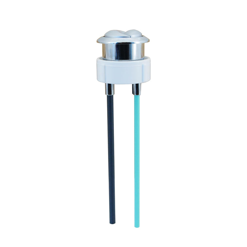 Dual Flush Valve & Push Button Replacement Parts and Assembly Fits Geberit & kohler Split Toilet Parts, with Top Push Button,Universal Toilet Tank Spare Kits White,2 Inches (11" Height)