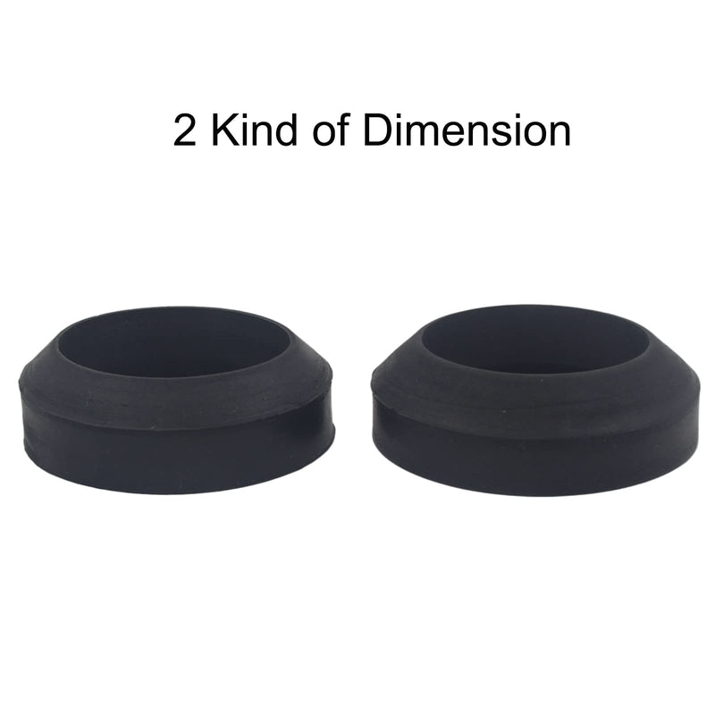 Universal Toilet Tank to Bowl Gasket Repair Kit, 2 Pcs Gasket and 4 Sets 5/16 * 3.15 inch Stainless Steel Heavy Duty Rustproof Bolt Hardware Kits,Fits 3-Inch 3.5-Inch Flush Valve Opening. 2Pcs 3 inch Gasket with 4 Sets Stainless Steel Bolt Kit