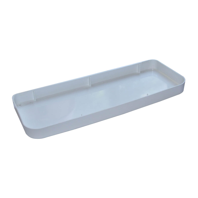 Replacement Toilet Tank Lid - Universal Fit - White Plastic - Inside Dimensions: 19-1/4" x 6-9/16" - Made in USA