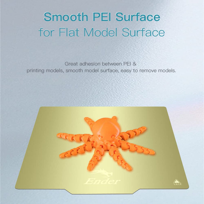 Creality Ender Double-Sided PEI Magnetic Flexible Heated Bed Printing Platform 235 * 235 * 1.2mm for Ender 3/Ender 3 V2/Ender 3 Pro/Ender 5/Ender 5 Pro 3D Printer