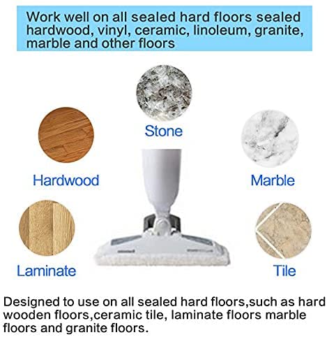 Replacement Pads Compatible with Bissell Symphony Pet All-In-One Vacuum and Steam Mop 1132 1543 1652 Series 1252 1543A 1543T 11321 11326 11328 1132A 1132M 1132P 1132Q 1132X 1530 1632 2747A