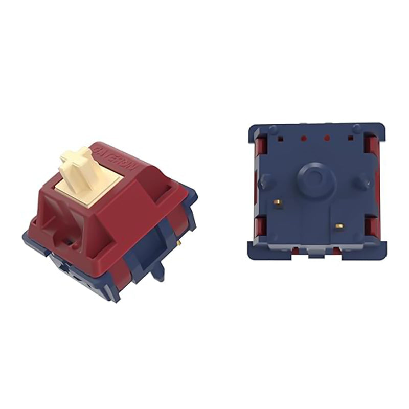 GUYEKS Gateron Quinn Keyboard Switches,Tactile 5-Pin Factory Pre-lubed 59gf Switches Suitable for MX Mechanical Gaming Keyboards(72PCS) 72PCS