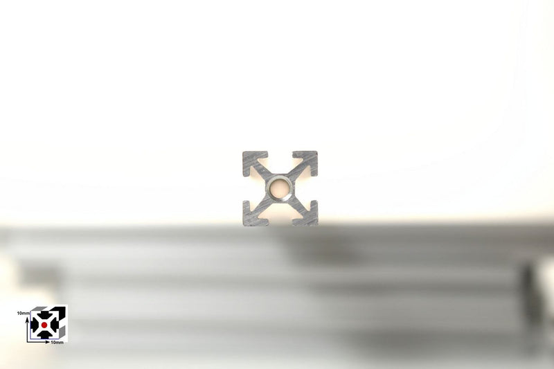 1500x10x10mm Beam Clear anodised (Pack of 2)