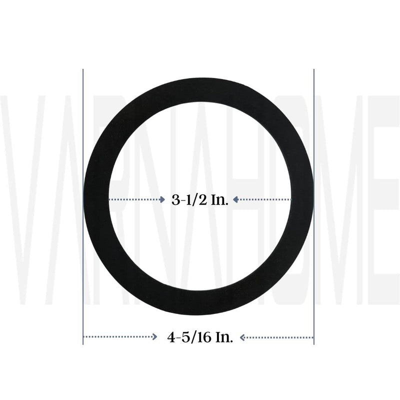 O-Ring Strainer Gasket Set, 2 EPE O-Ring Gasket, 1 Rubber Seal Ring and 1 Paper Washer Fits for 3-1/2 Inch VARNAHOME Kitchen Sink Drain