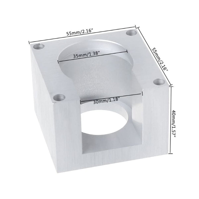 CNCTOPBAOS 3Pcs Nema23 Stepper Motor Mounting Bracket,Motor Aluminum Mount Base Support Plate Holder,with 12pcs Screws for Stepper Servo Motor Seat,CNC Router,Engraving Machine 3