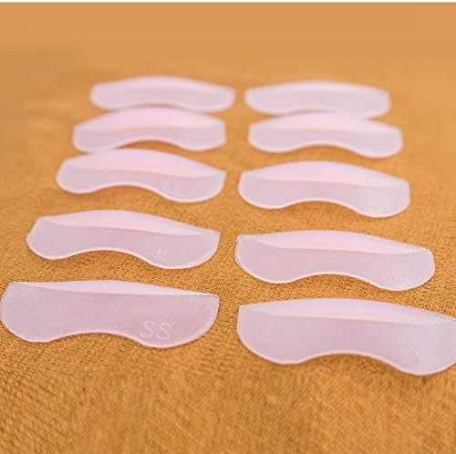 [Self Eyelash Perm Set, Rod Type, 5 Sizes, 10 Piece Set] Kit, Lot Eyelash Perm, Eyelash Curl, Tweezers, Matsueku, Eyelash Bureauer, Eyelash Extension, 3D Lash, Volume, Layer, Flare, 3D Layer, 3D - NewNest Australia