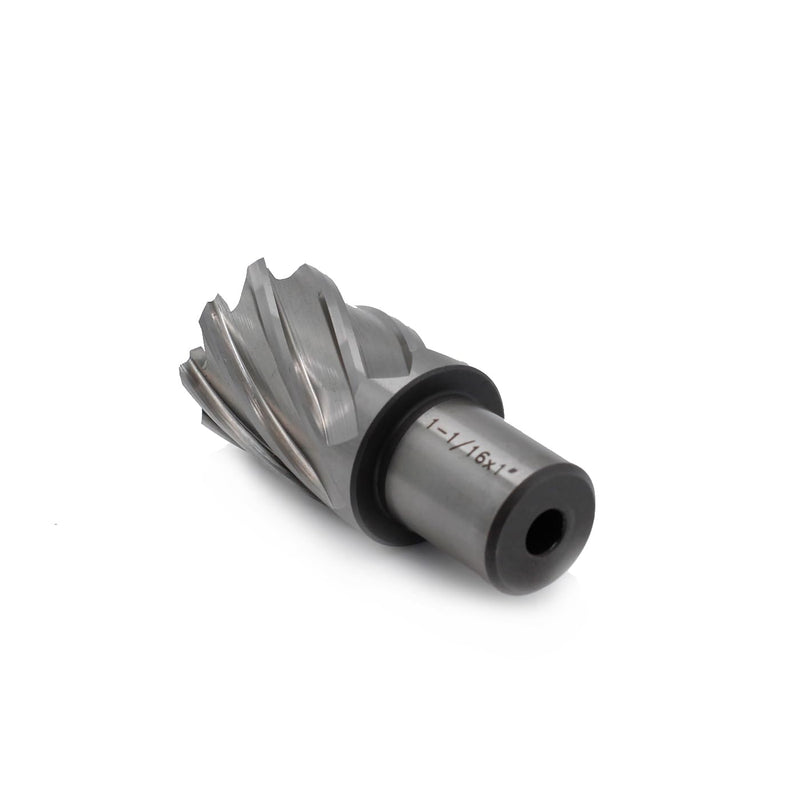 OSCARBIDE 1-1/16" x 1" HSS Annular Cutter 3/4" Weldon Shank Mag Drill Bit | 2 Flat | 1-1/16"Cutting Diameter | 1"Cutting Depth | Burr-Free Holes | Rapid Chip Removal | 10x Faster Than Twist Drills