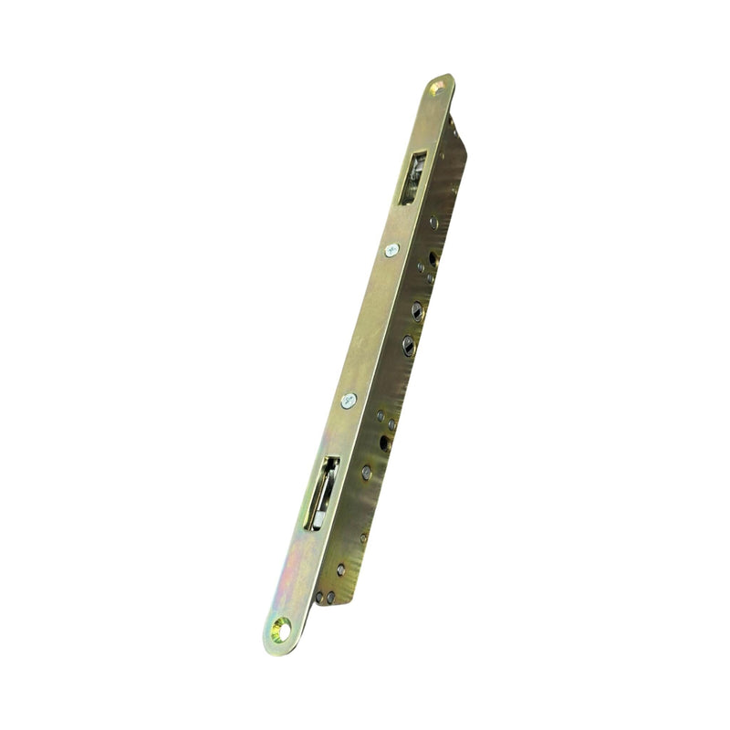 Alloy Steel Two Point Mortise Lock with Face Plate 11.75" (with NO Anti-Slam Pin) for Sliding Glass Doors | Door Hardware Locking Mechanism