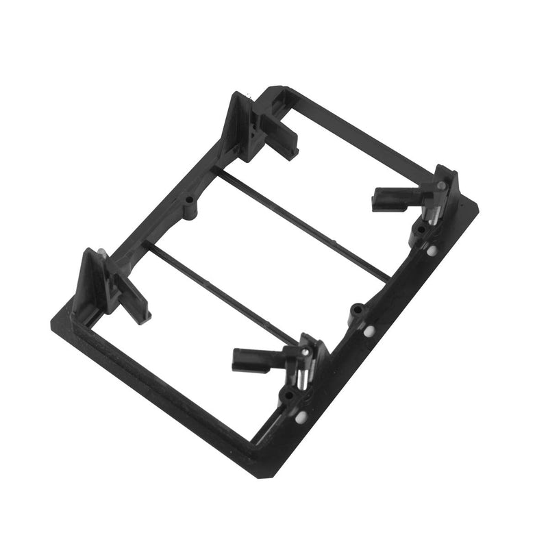 TENINYU Low Voltage Mounting Bracket (3-Gang, 2 Pack), 3-Gang Mounting Bracket [Mounting Screws Included] for Wall Plate, Black 3 Gang