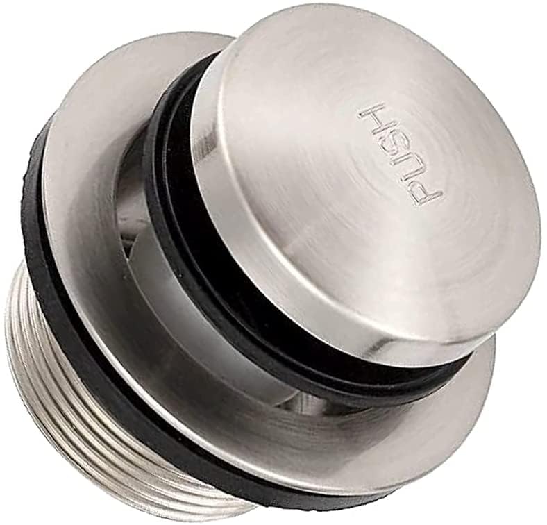 Maui Tip Toe Style Conversion Kit Bathtub Tub Drain Assembly, All Brass Construction (Satin Nickel) Satin Nickel