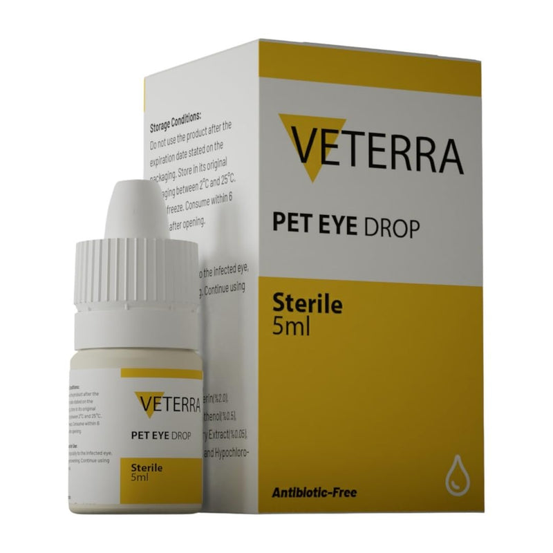 Pet Eye Drops , Cat Eye Drop | Pet Eye Health Formula - Treats & Prevents Eye Diseases in Dogs & Cats (Conjunctivitis, Tear Duct Obstruction, Corneal Ulcers) - Soothing Relief for Irritated Eyes 5 ml
