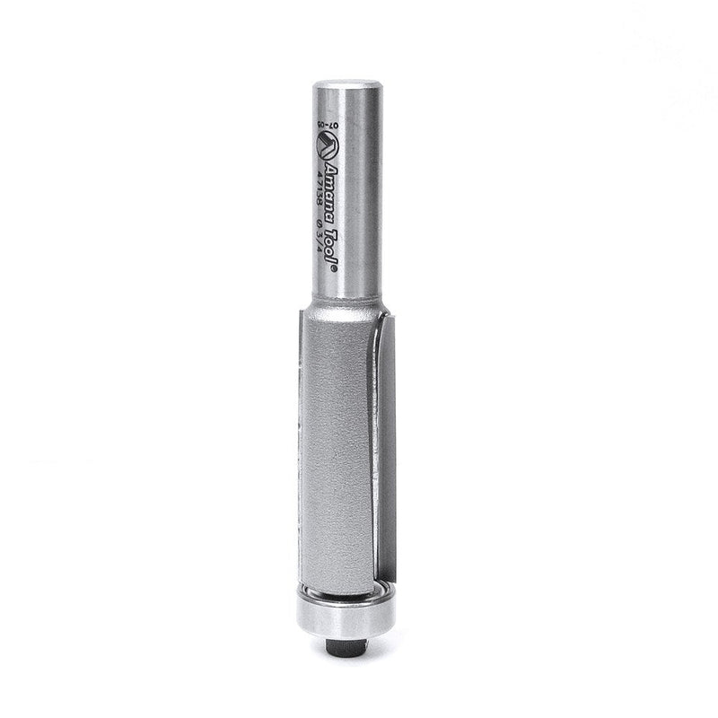Amana Tool - 47138 Carbide Tipped Down-Shear Supertrim Flush 3/4 Dia x 2" x 1/2 Shank 3/4 Dia x 2" x 1/2 SHK (47138)