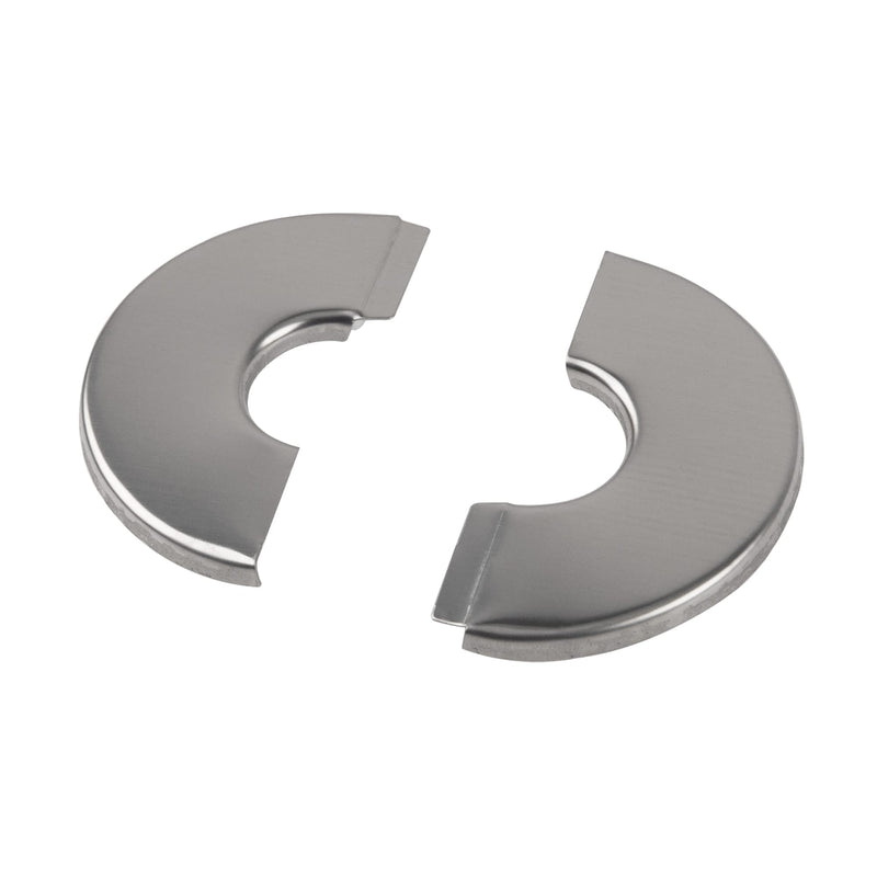 4Pcs 304 Stainless Steel Wall Split Flange Round Escutcheon Plate Cover for Various Pipes (22mm/087in) 22mm/087in