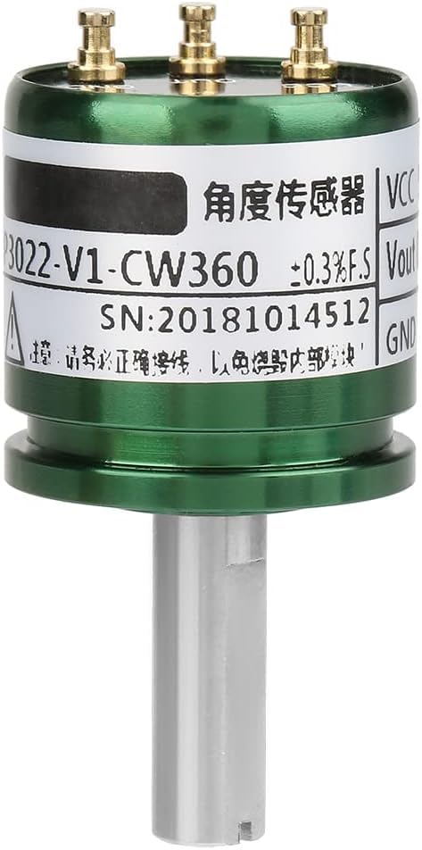 Rotatable Hall Sensor, 0.088°0-360 Degrees Rotatable Hall Angle Sensor 0-5V Output Full Circle 12Bit DC 5V Supply Voltage DC 0-5V Output Voltage