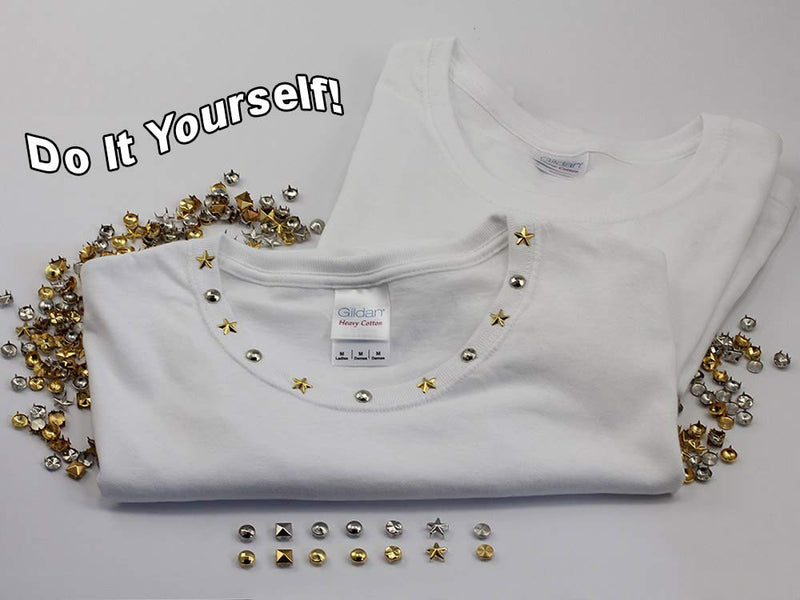 8mm Crystal CH38 Bedazzler Refills Rhinestones Preset Gemagic Studs Nailheads in Rims for Garment Embelishments Leatherwork DIY Crafts Decorate Shoes, Belts, Tee Size 34-50 Pieces Crystal Clear CH38 8mm