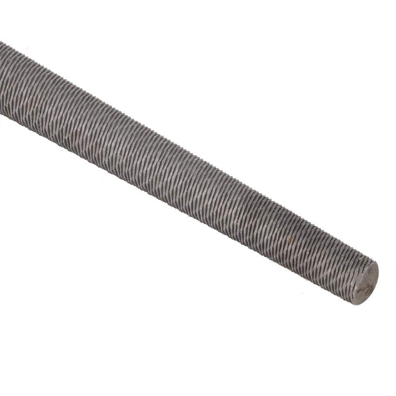 Fdit 12 Inch Round Mill Steel File Rasp with Handle T12 Carbon Tool Steel Special Tooth Design Sharpening Shaping Tool for Metal Projects(#3) #3