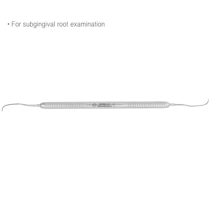 OSUNG Dental Explorer Instrument EXD 11-12 for detecting gingival calculus.