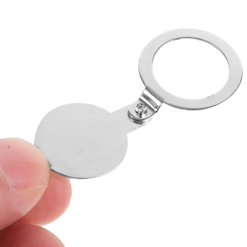 4 PCS Peephole Cover,Door Viewer Privacy Cover Door Viewer Lid Enhanced Privacy for Home Office Hotel Apartment Dormitory 5.5X2.2X0.5CM Silver