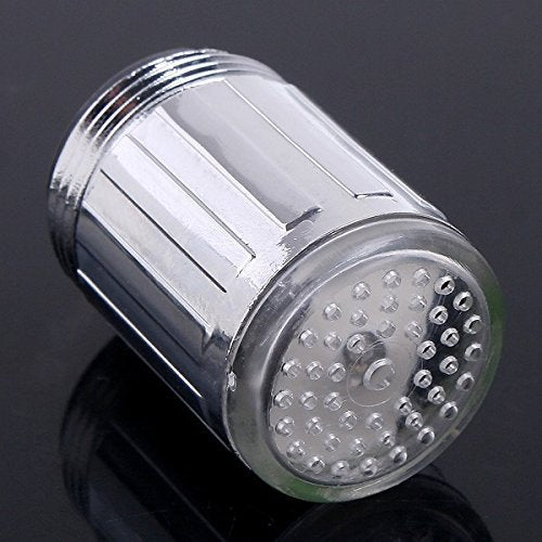 ZYTC Led Faucet Lights 7 Color Changing Tap LED Light Saver for Kitchen Bathroom Sink (6PC) 6 PCS