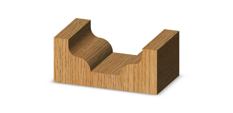 Whiteside Router Bits 5620 Stile Profile Bit with Traditional 1-1/4-Inch Large Diameter and 1/2 -Inch Shank
